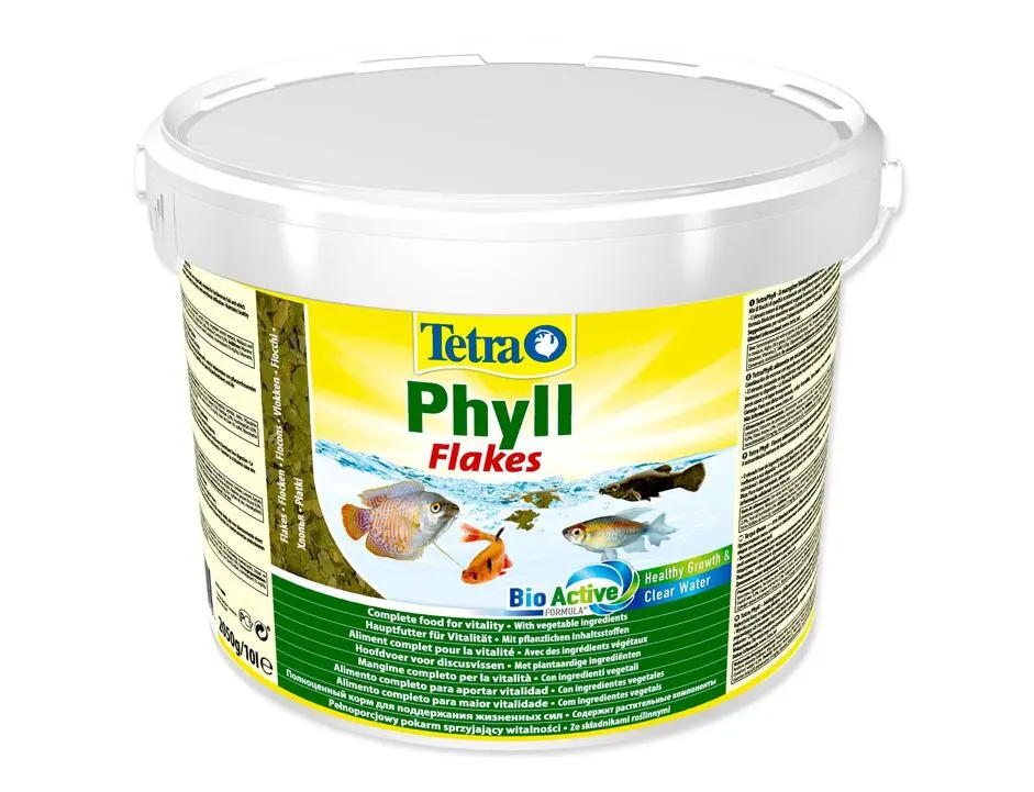 TetraPhyll Normalflocken 10 Liter 3 TetraPhyll Normalflocken 10 Liter