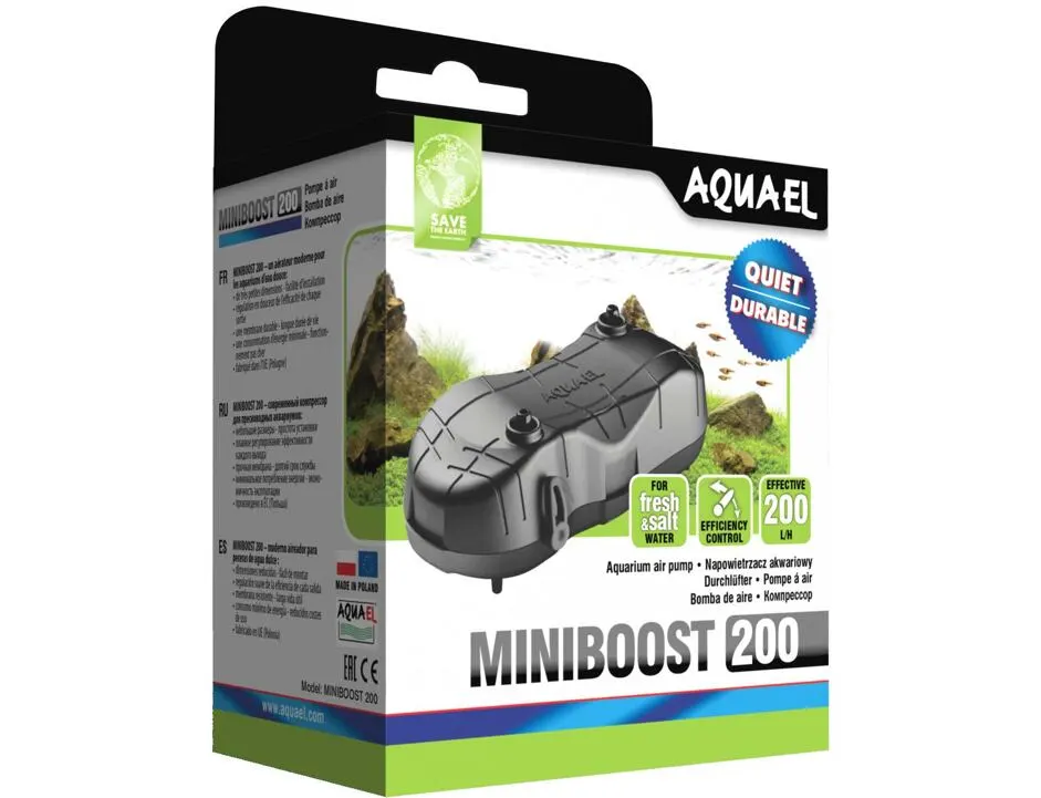 AQUAEL Mini-Aquariumbelüfter Miniboost 200 3 AQUAEL Mini-Aquariumbelüfter Miniboost 200