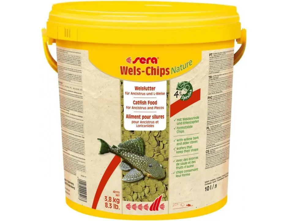 Sera Wels Chips Nature 10L 3 Sera Wels Chips Nature 10L