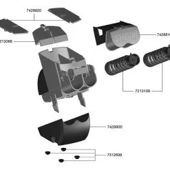 Eheim Zwillingsfischfutterautomat Für Aquarien -Fischfutter Verkaufs-Shop Eheim20Twin20fiske20foderautomat20til20akvarie203 p